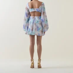 Hot Jovie Floral Babydoll Mini Dress Women Dresses