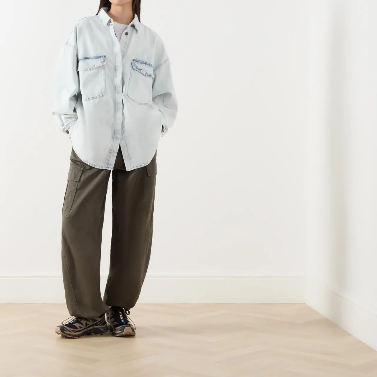 Clearance Joybird Denim Overshirt Women Coats & Jackets