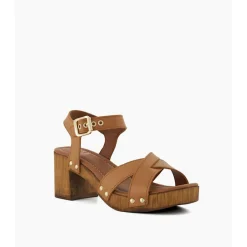Outlet Judies Cross Strap Block Heels Women Heels
