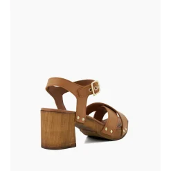 Outlet Judies Cross Strap Block Heels Women Heels