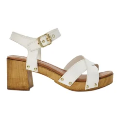 Judies Cross Strap Block Heels Women Heels