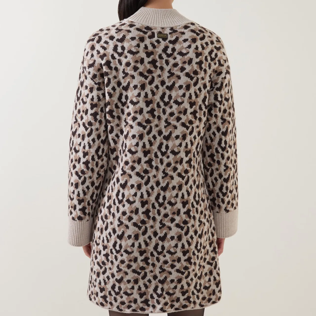 Discount Juliana Leopard Print Knitted Dress Women Dresses