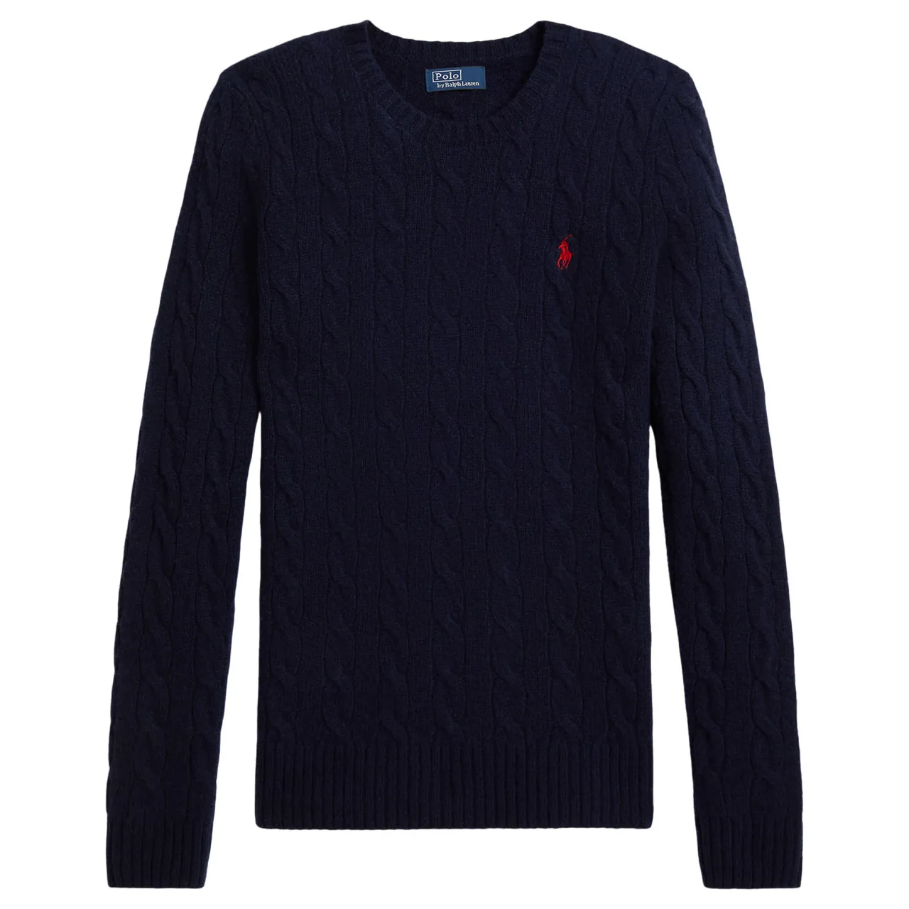 Discount Julianna Pony Player Logo Cable Knit Sweater Women Sweaters & Cardigans