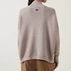 Kaia Ribbed Mock Neck Sweater Women Sweaters & Cardigans