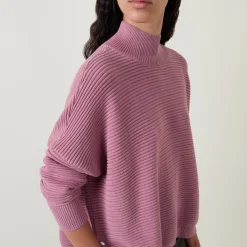 Kaia Ribbed Mock Neck Sweater Women Sweaters & Cardigans