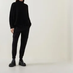 Kaia Textured Knit Turtleneck Women Sweaters & Cardigans