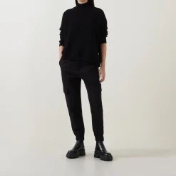 Kaia Textured Knit Turtleneck Women Sweaters & Cardigans