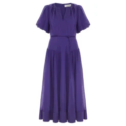 Outlet Kailey Puff Sleeve Flared Dress Women Dresses