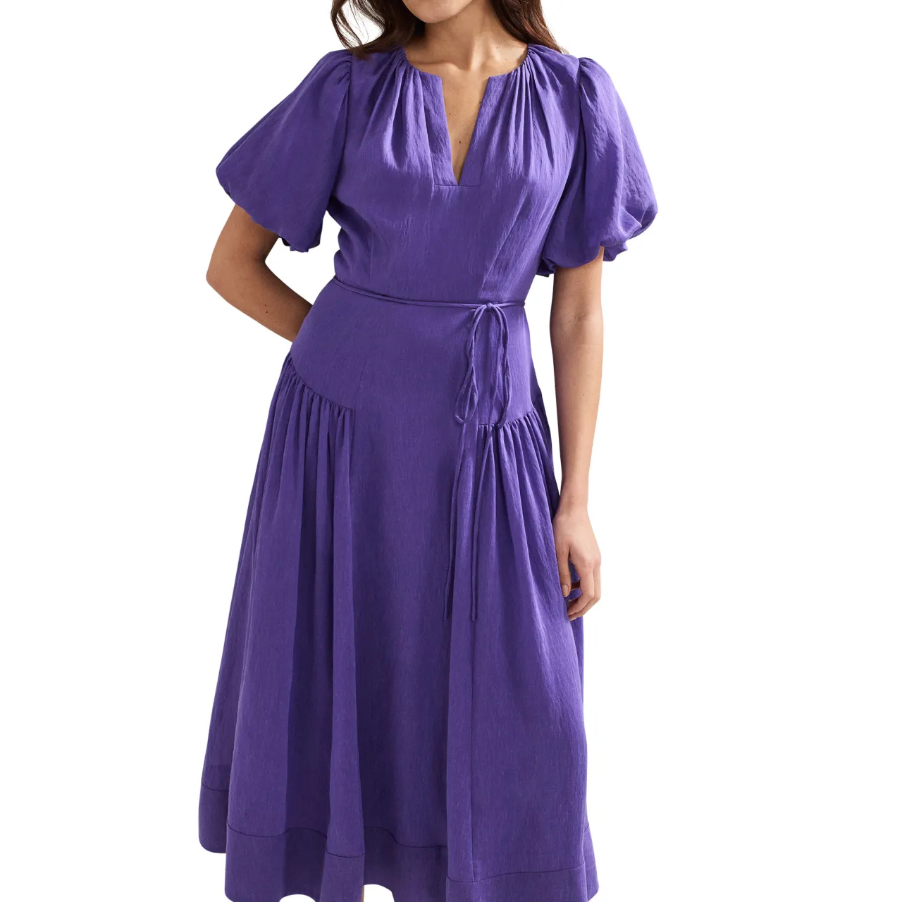 Outlet Kailey Puff Sleeve Flared Dress Women Dresses