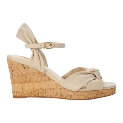 Discount Kaino Leather Wedges Women Heels