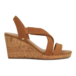 Kamies Wide-Fit Cork Heeled Wedges Women Heels