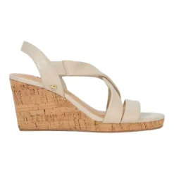 Kamies Wide-Fit Cork Heeled Wedges Women Heels