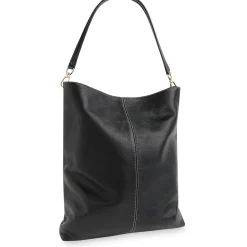 Online Kamil Contrast Stitch Tote Bag Women Top Handle Bags|Tote Bags