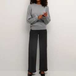 Outlet Karla High-Rise Wide Leg Jeans Women Denim