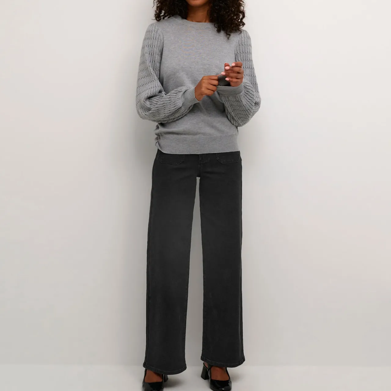 Outlet Karla High-Rise Wide Leg Jeans Women Denim