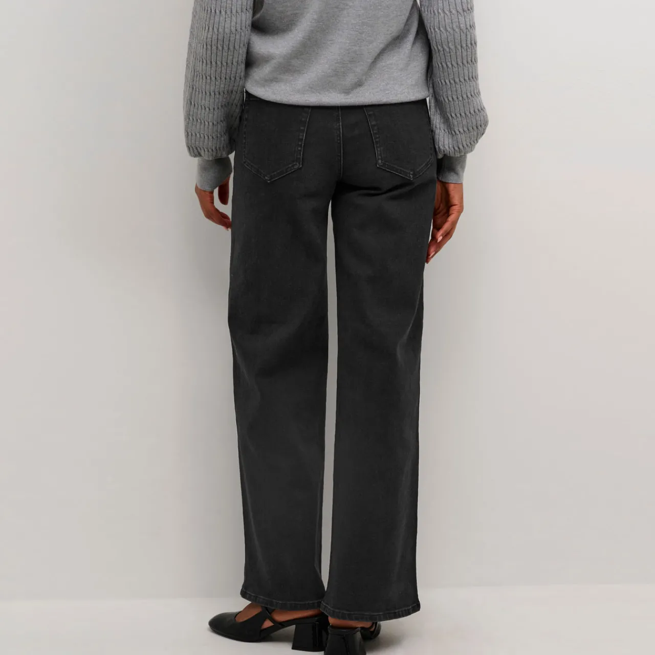 Outlet Karla High-Rise Wide Leg Jeans Women Denim