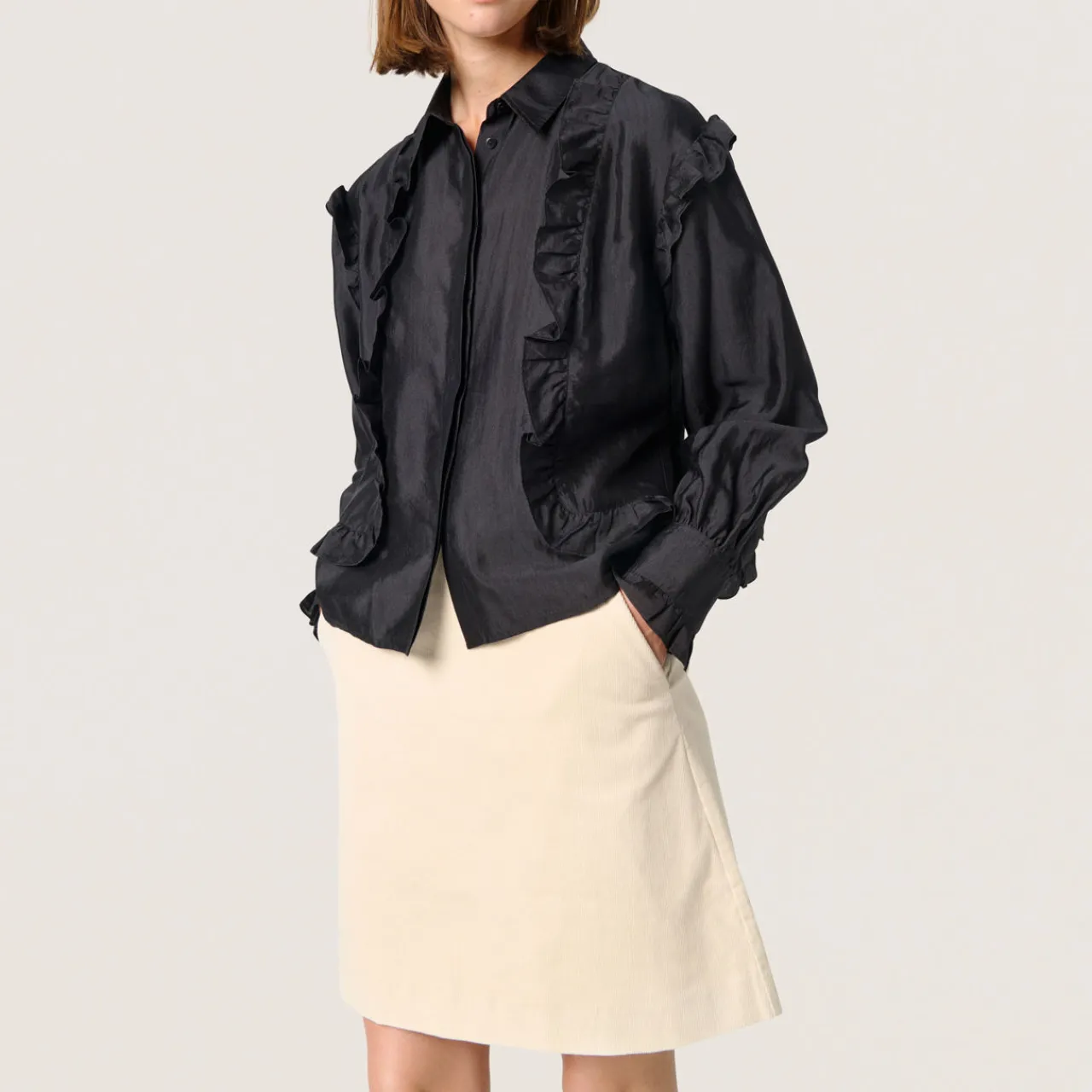 Online Karolina Ruffle Shirt Women Tops