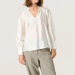 Clearance Karolina Satin Blouse Women Tops