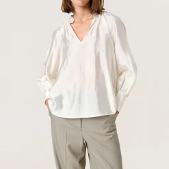 Clearance Karolina Satin Blouse Women Tops