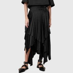 Discount Kat Tiered Pleated Skirt Women Skirts