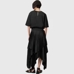 Discount Kat Tiered Pleated Skirt Women Skirts