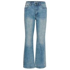 Clearance Katha High-Rise Straight Leg Flared Jeans Women Denim