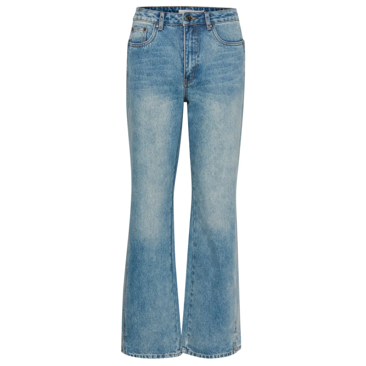 Clearance Katha High-Rise Straight Leg Flared Jeans Women Denim
