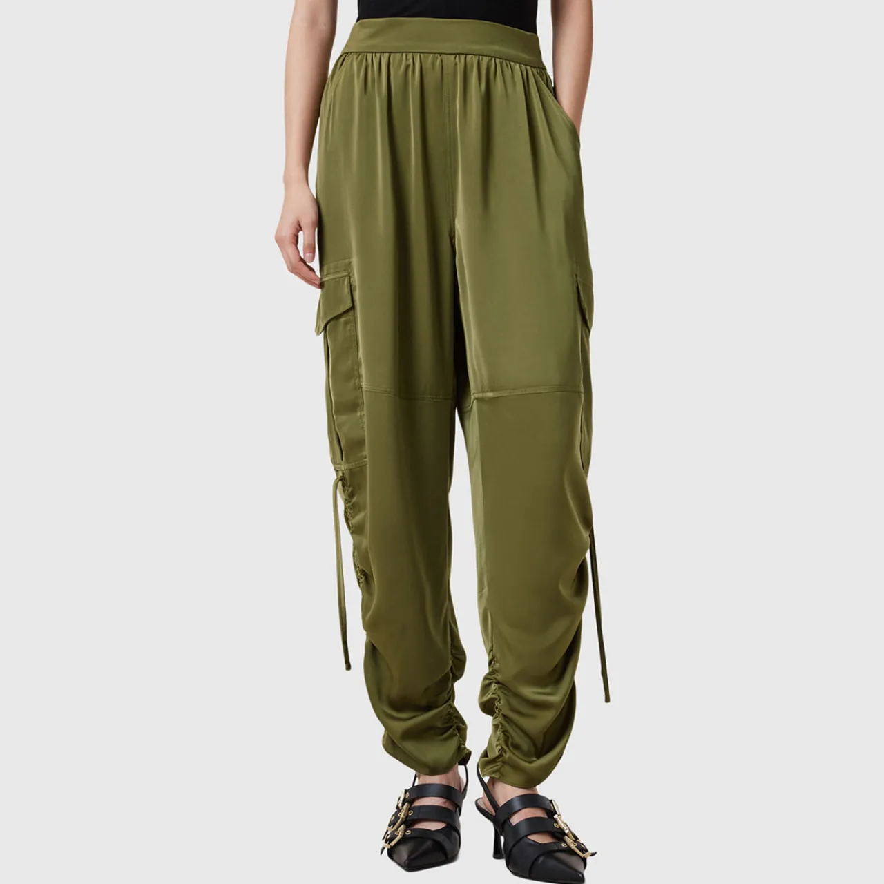 Outlet Kaye Drawstring Cargo Trousers Women Trousers & Shorts