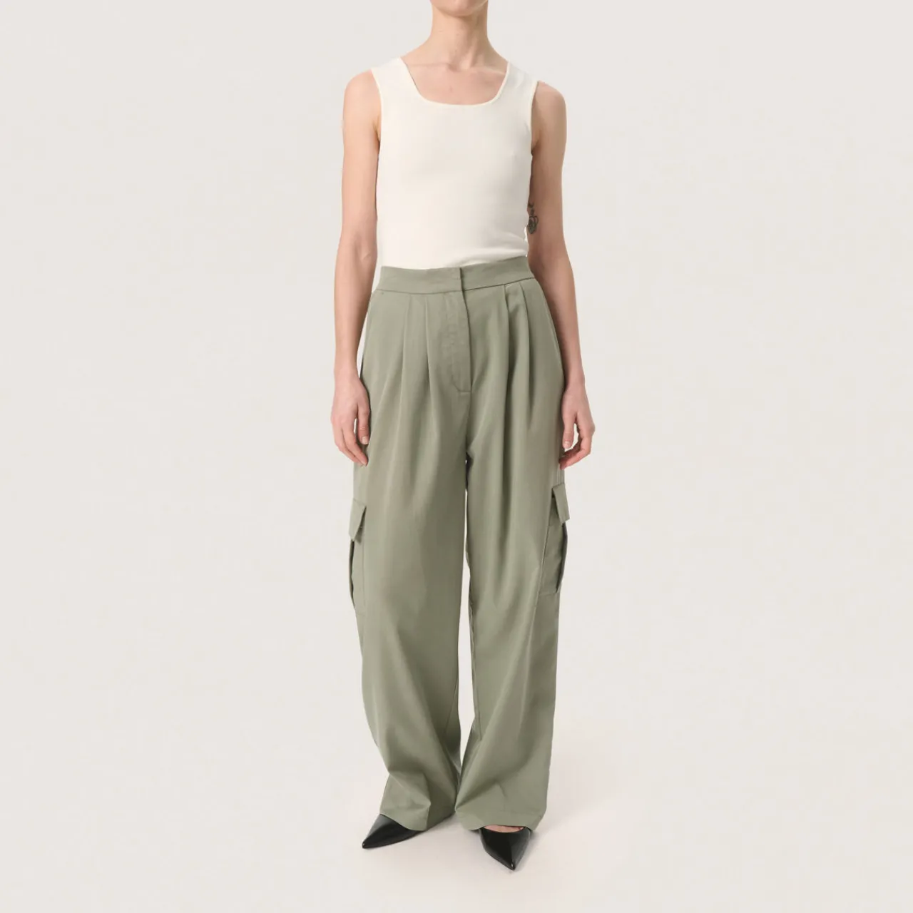 Best Kellie High-Rise Cargo Trousers Women Trousers & Shorts