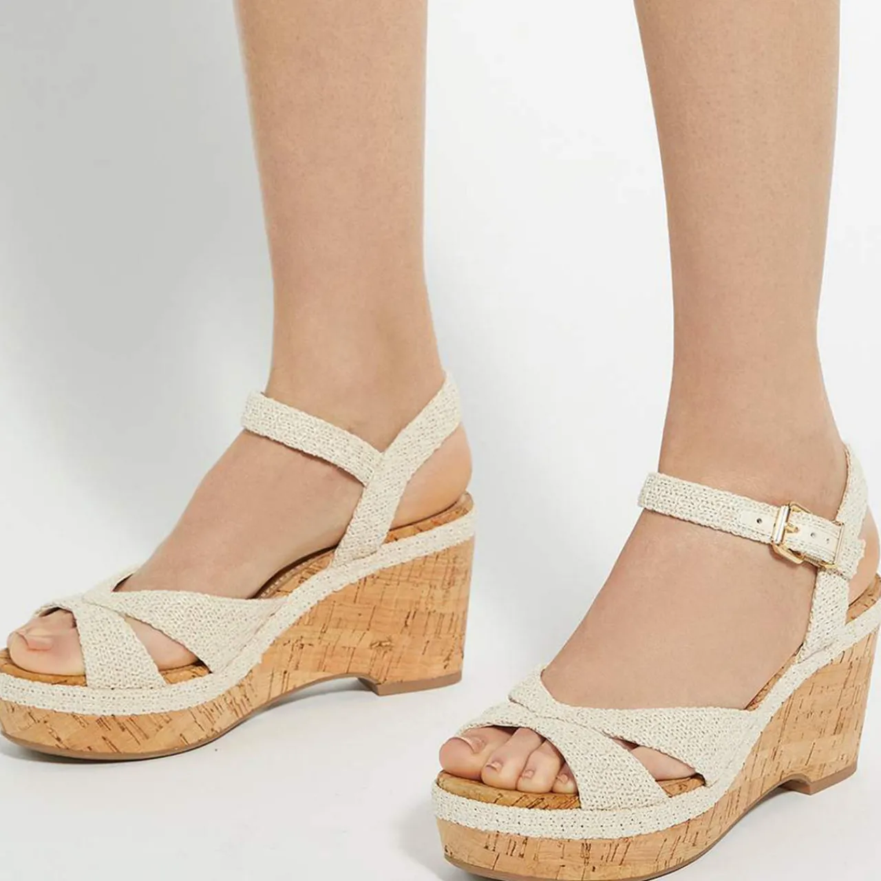 Hot Kelulu Braided Wedges Women Heels