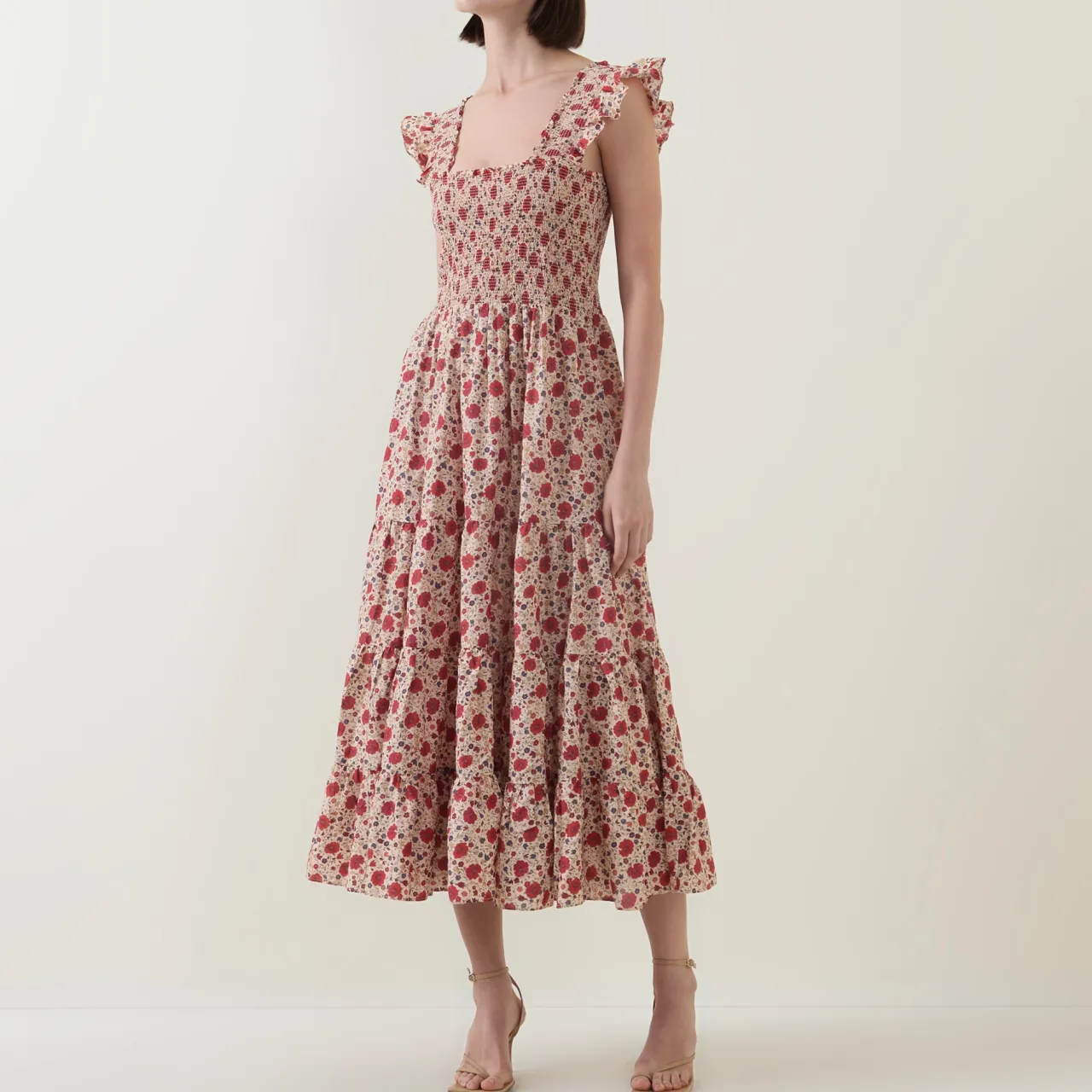 Discount Kendall Floral Flared Dress Women Occasion Dressing
