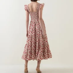 Discount Kendall Floral Flared Dress Women Occasion Dressing