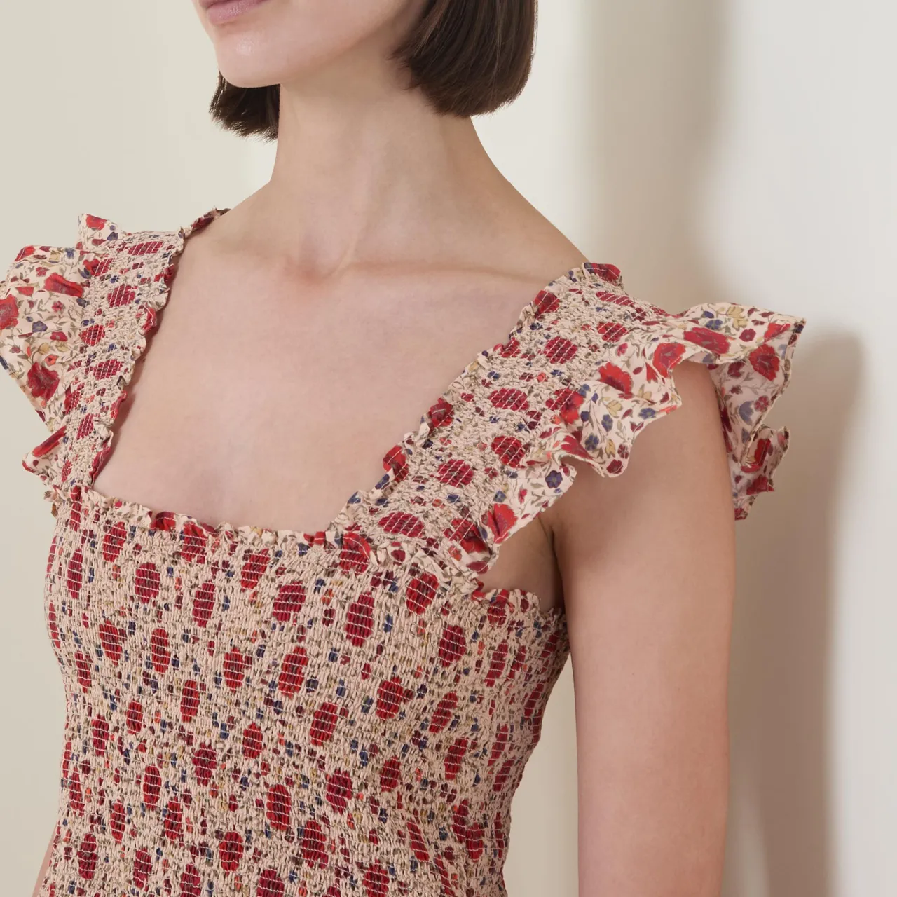 Discount Kendall Floral Flared Dress Women Occasion Dressing