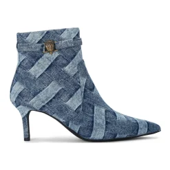 Clearance Kensington Woven Denim Ankle Boots Women Boots