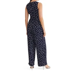 New Kenzie Dotted Print Sleeveless Jumpsuit Women Jumpsuits