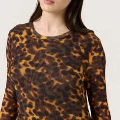 Hot Kerrie Printed Mesh Dress Women Dresses