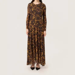 Hot Kerrie Printed Mesh Dress Women Dresses