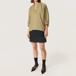 Sale Kettie Textured Kaftan Blouse Women Tops