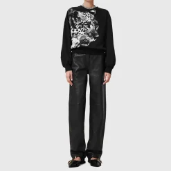 Sale Kiara Cygnet Leopard Sweatshirt Women Sweatshirts & Hoodies