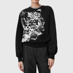 Sale Kiara Cygnet Leopard Sweatshirt Women Sweatshirts & Hoodies