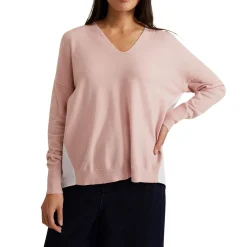 Clearance Kienna Shirt Panel Sweater Women Sweaters & Cardigans