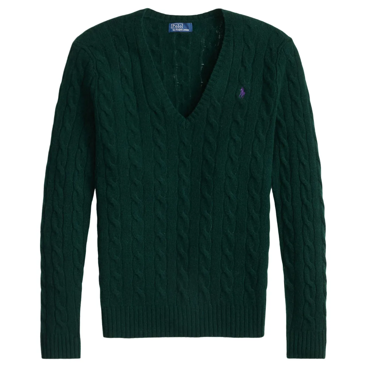 Outlet Kimberly Pony Player Logo Cable Knit Sweater Women Sweaters & Cardigans