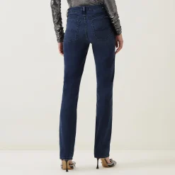 Kimmie Bair Mid-Rise Straight Leg Jeans Women Denim