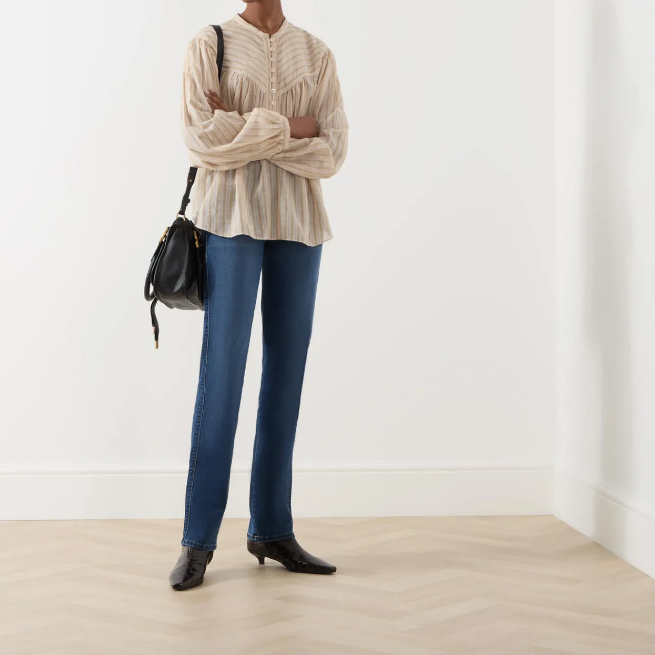 Discount Kimmie B(air) Mid-Rise Straight Leg Jeans Women Denim