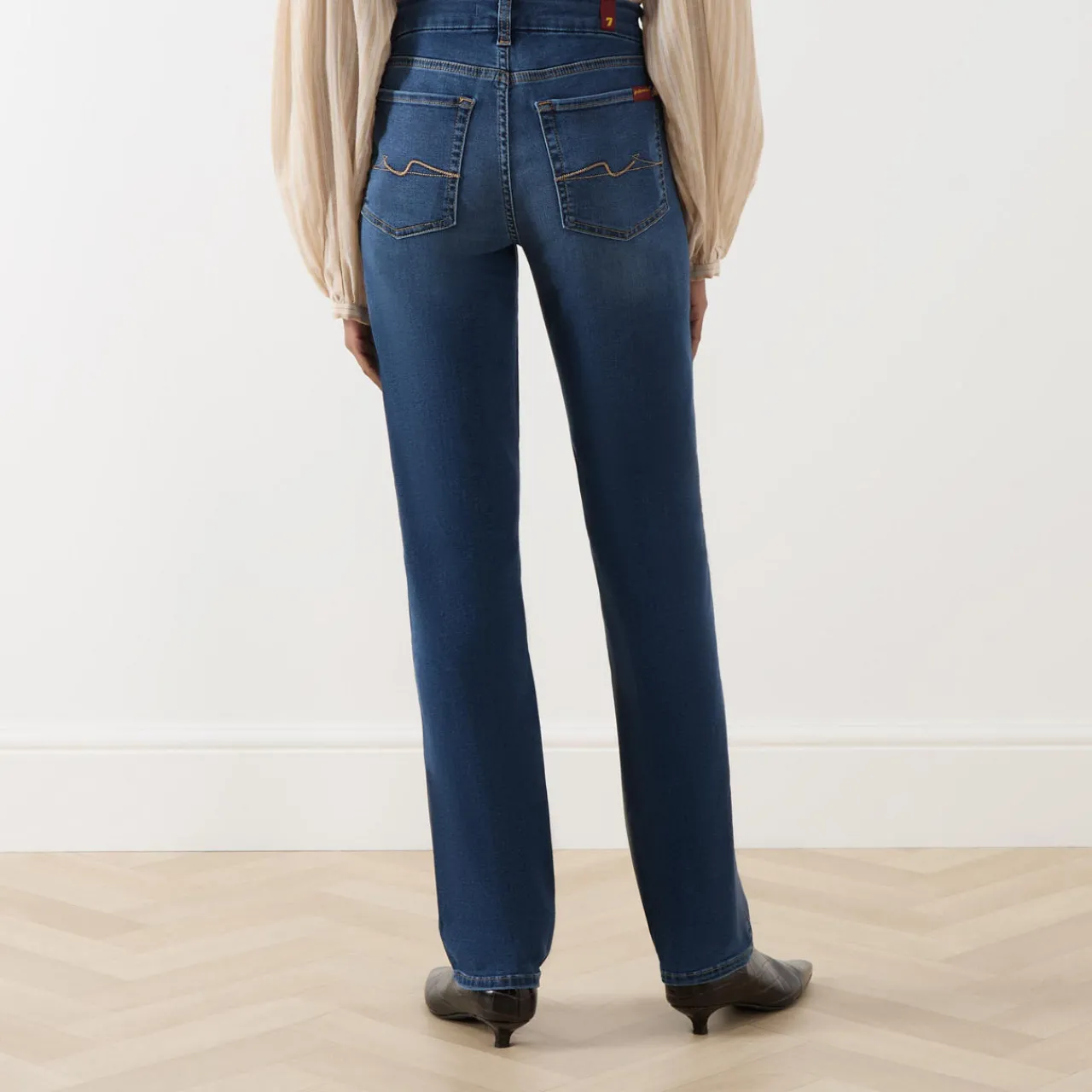 Discount Kimmie B(air) Mid-Rise Straight Leg Jeans Women Denim