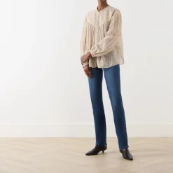 Discount Kimmie B(air) Mid-Rise Straight Leg Jeans Women Denim