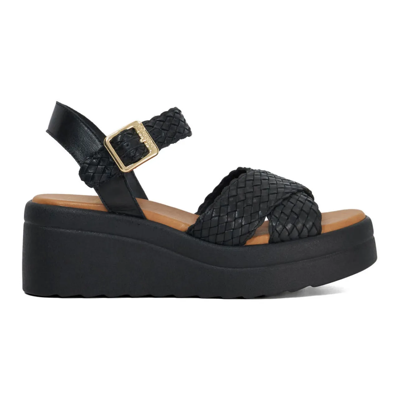 Best Kinleys Braided Leather Flatform Sandals Women Heels