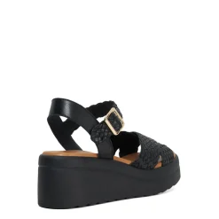 Best Kinleys Braided Leather Flatform Sandals Women Heels