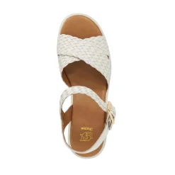 New Kinleys Braided Leather Flatform Sandals Women Heels