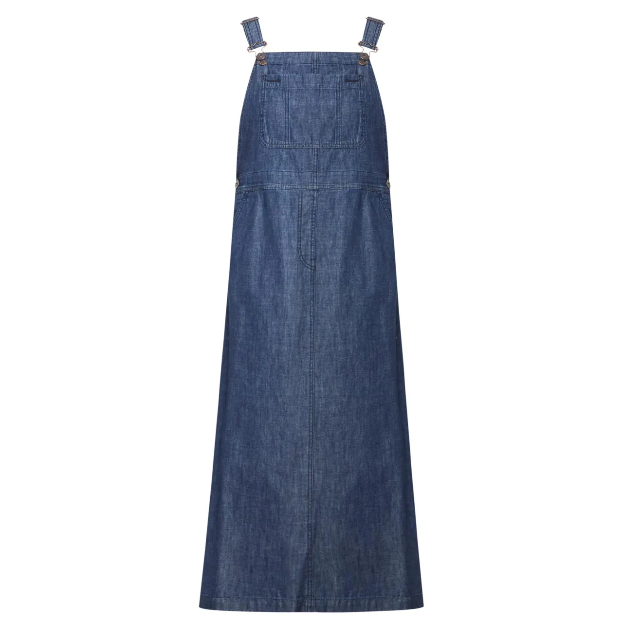 Sale Kiss Denim Dungaree Dress Women Dresses